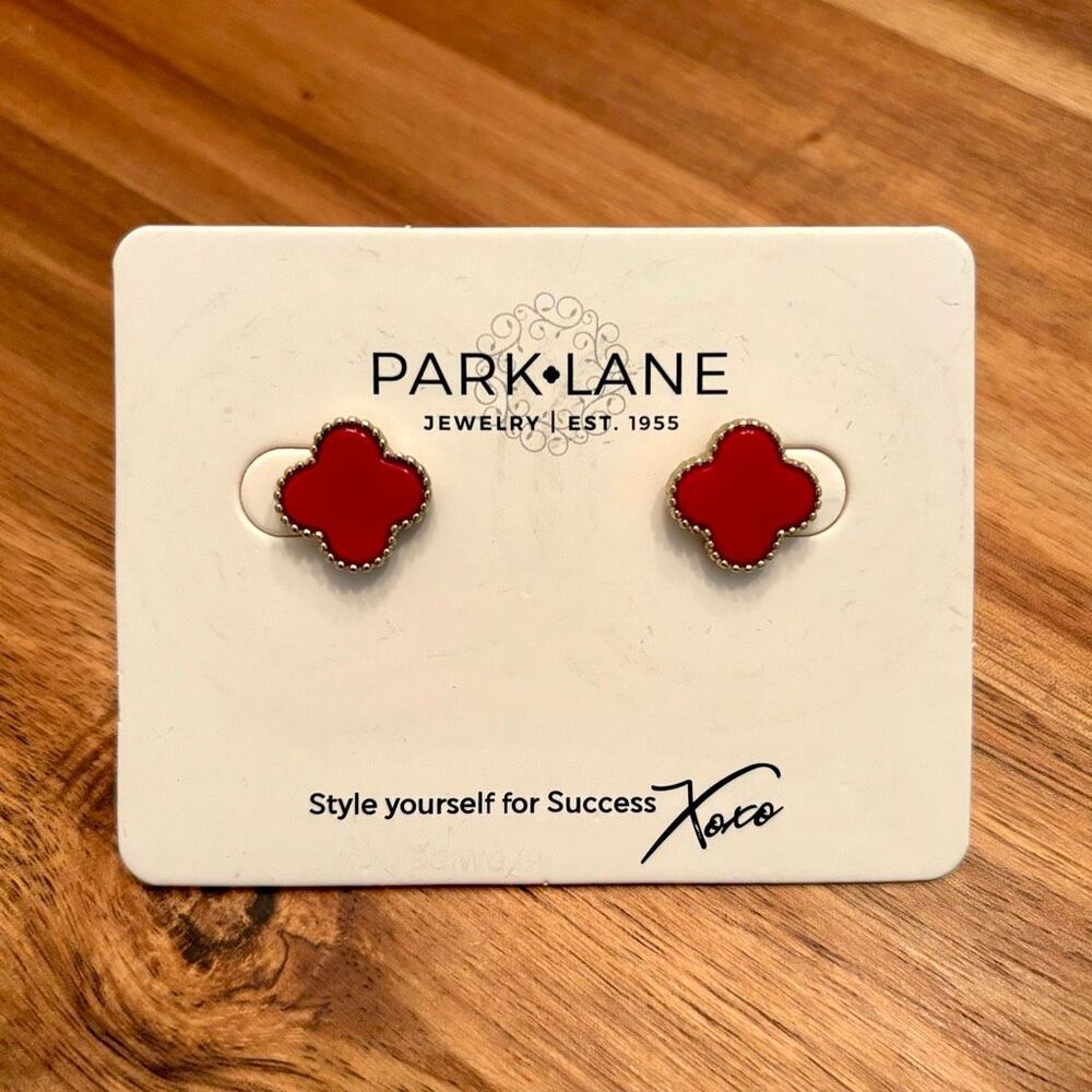 Park Lane | Icon Earrings | Red